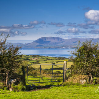 A view of Hungry Hill on the Beara peninsula from Sheskin in Bantry.
